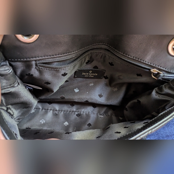 Kate Spade Natalia Black Flap Shoulder Bag. - Picture 11 of 16